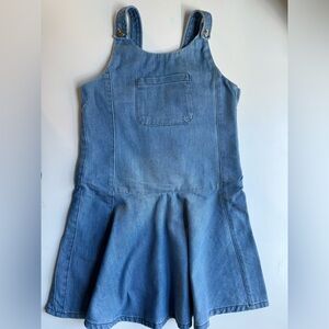 Chloe denim dress girl 8T like new